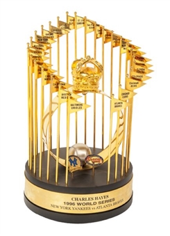 1996 Charlie Hayes New York Yankees Personal World Series Trophy (Hayes LOA)